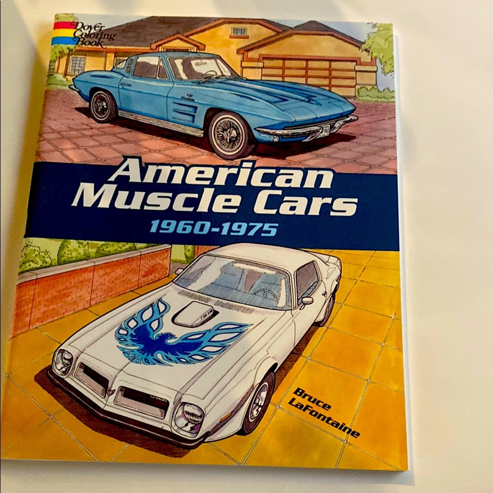 American Muscle Cars Coloring Book
